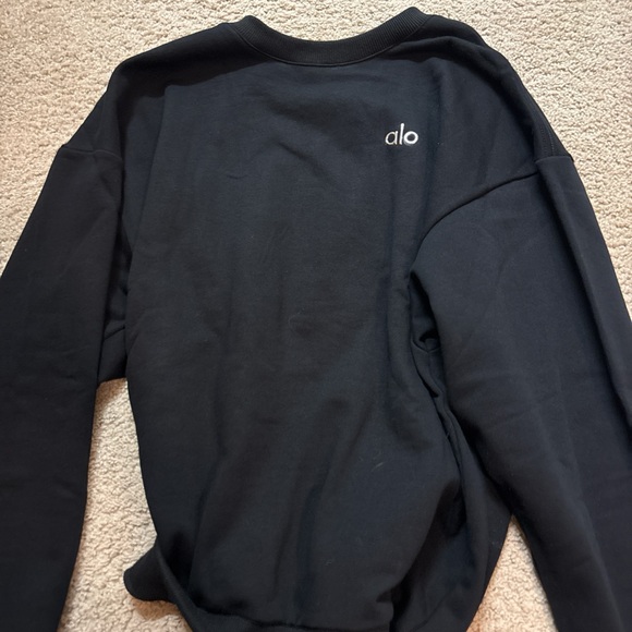 ALO Yoga Men's Dark Crewneck Sweater - Picture 2 of 3